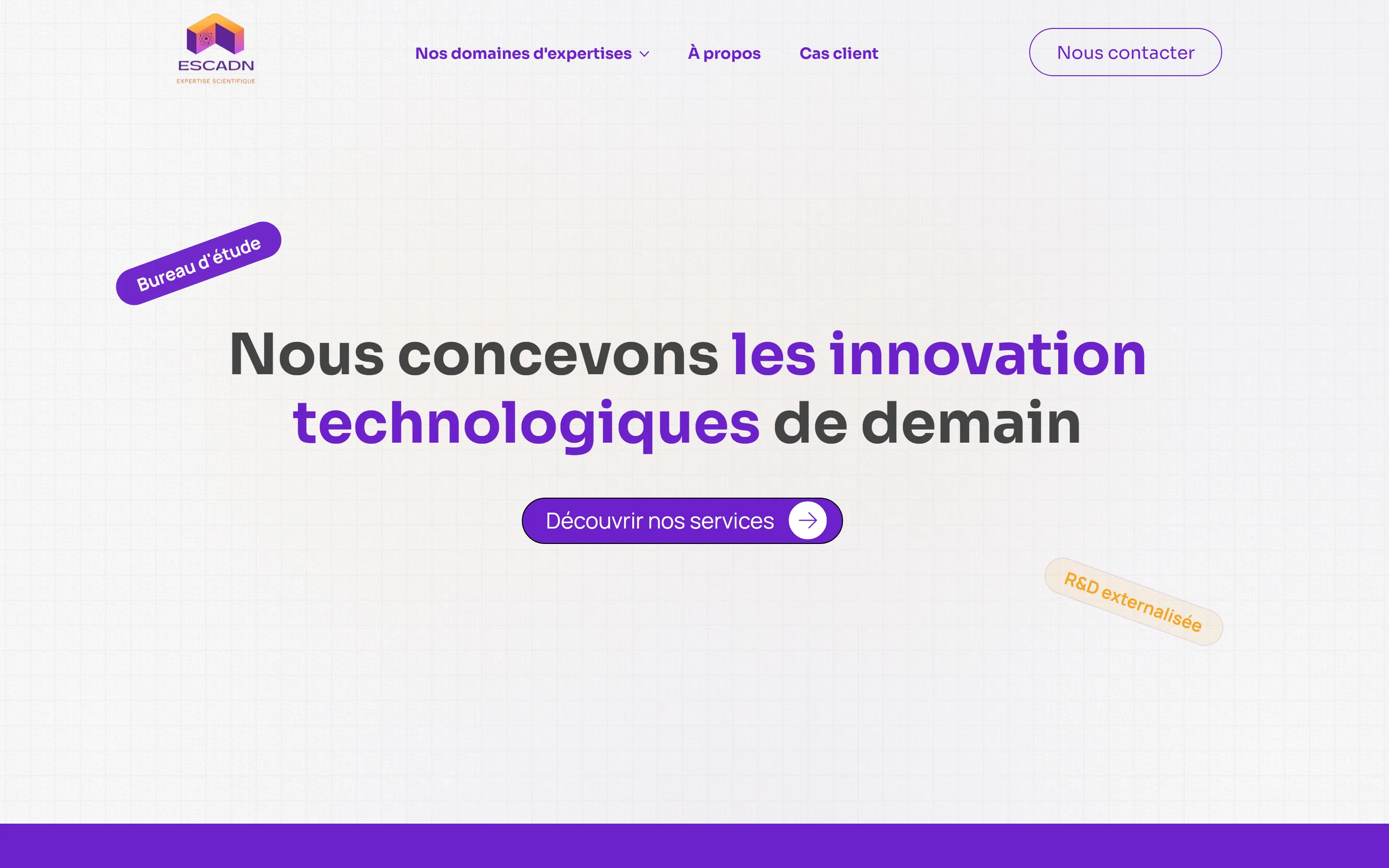 Section 1 du site ESCADN