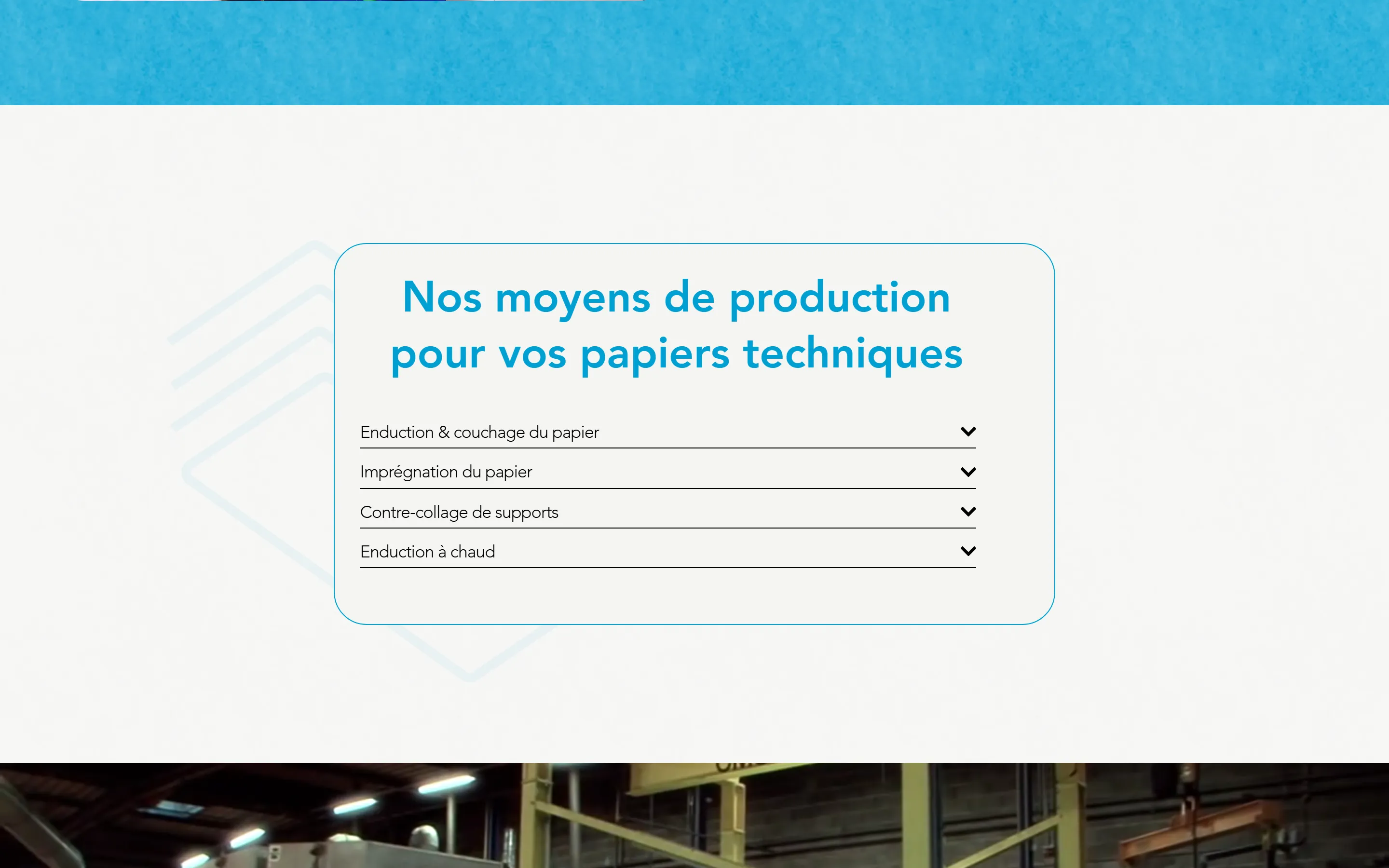 Section 5 du site Gerex Coating