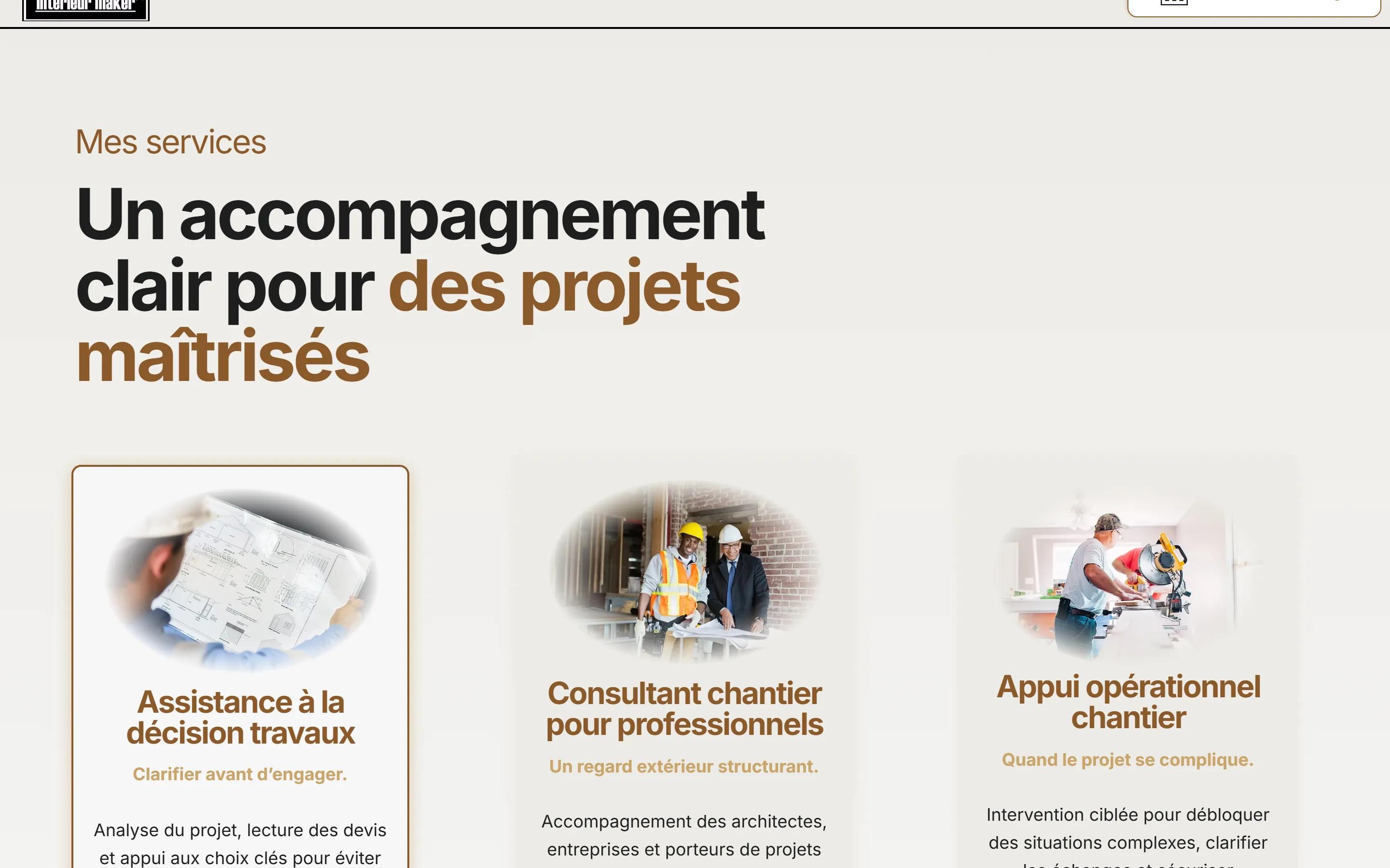 Section 3 du site Gregory Fister
